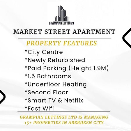 Market Street Apartments ✪ Grampian Lettings Ltd Абердин Екстер'єр фото